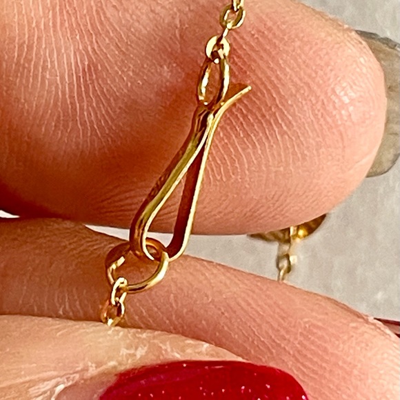 SAUDI GOLD - Solid 21k 21kt yellow gold charm bracelet - Picture 6 of 10